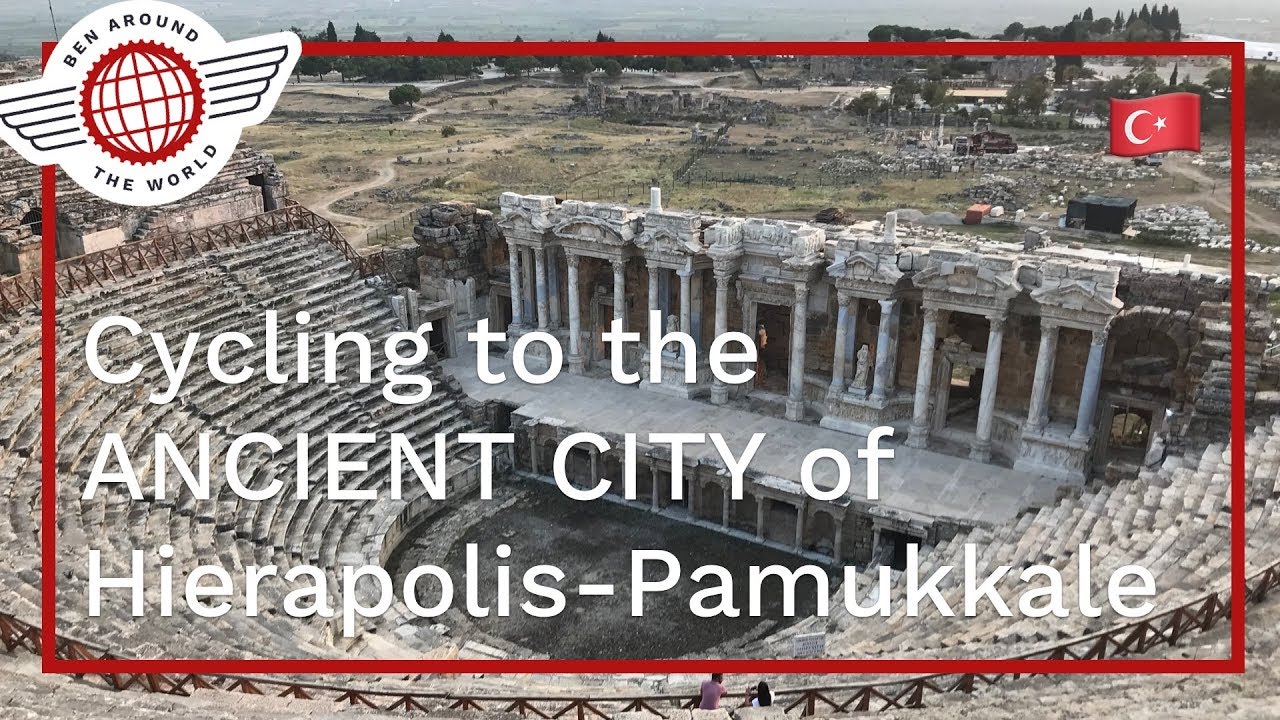 Cycling to the ANCIENT CITY of Hierapolis Pamukkale