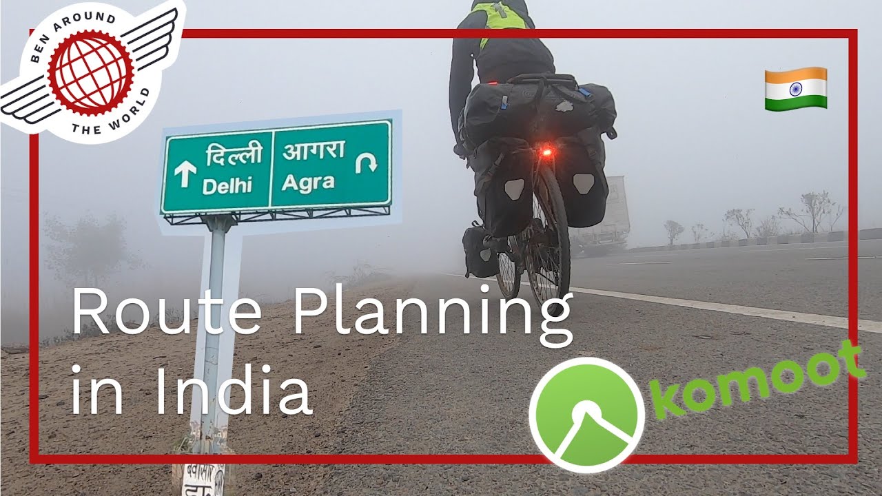 Cycle Touring Route Planning with Komoot in India