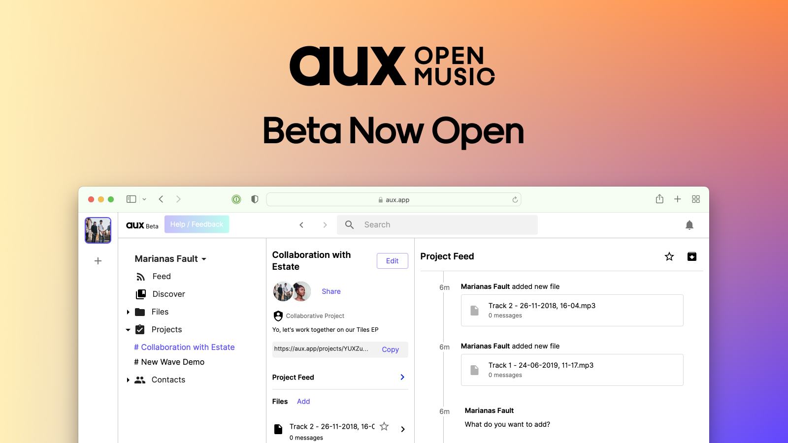 Introducing Aux Beta