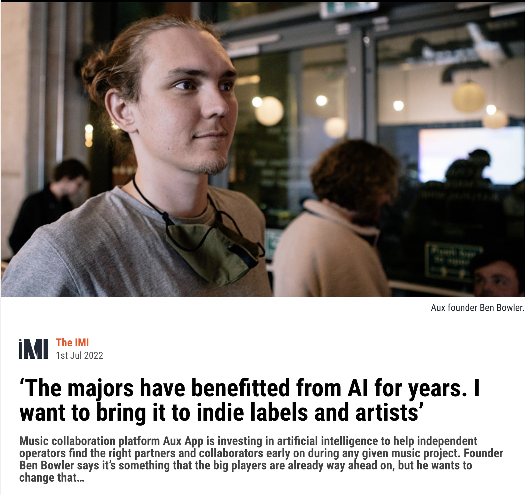 ‘The majors have benefitted from AI for years. I want to bring it to indie labels and artists’ – Independent Music Insider Interview