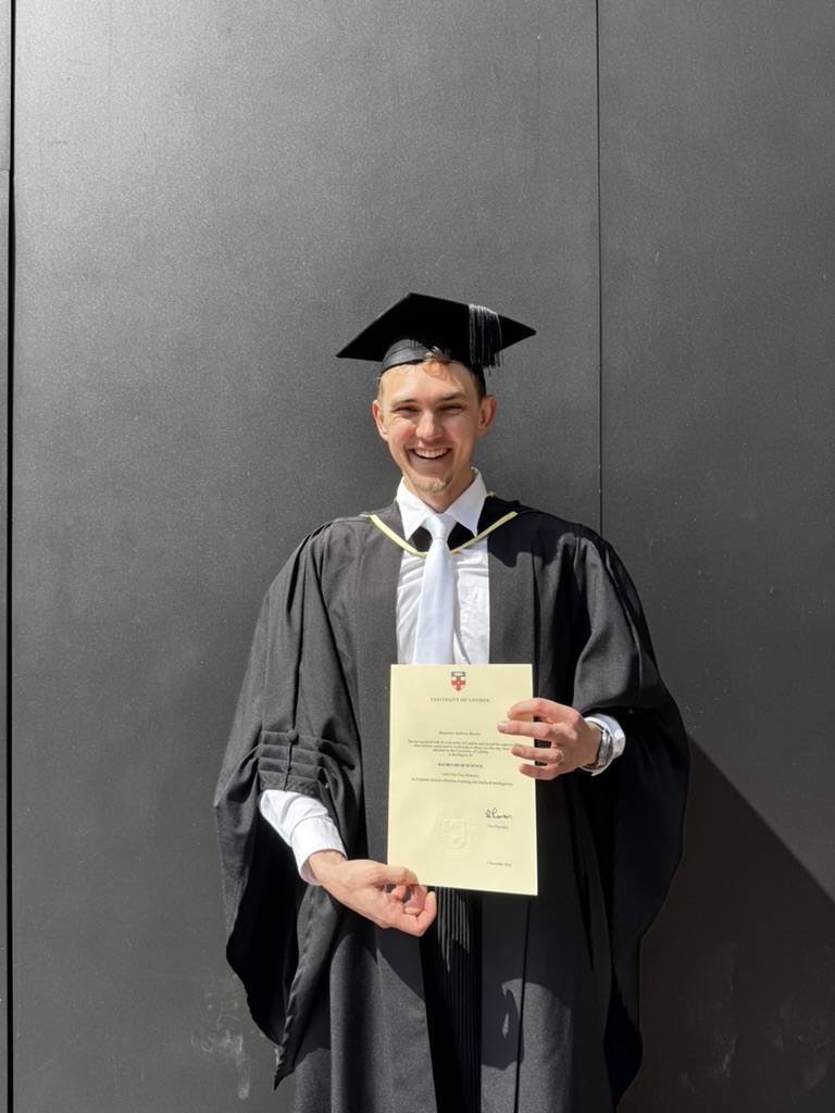 Today I Graduated with First Class Honours in Computer Science with Artificial Intelligence from Goldsmiths University of London