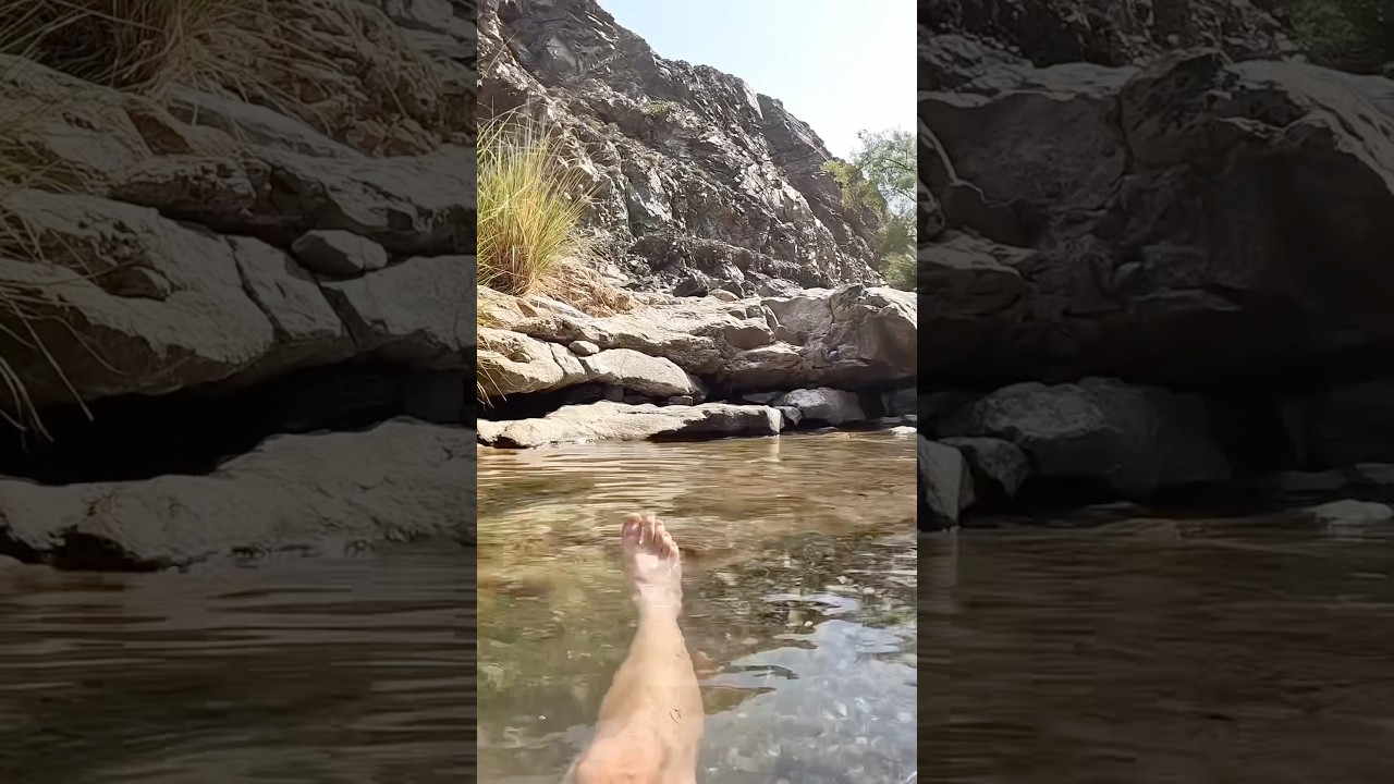 Video: Dream wadi pool in the mountains of Oman