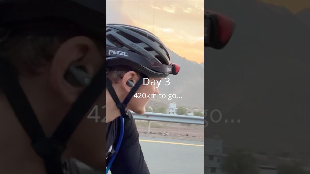 Video: Tarmac turns to gravel in the Hajar #oman #adventure #cycle