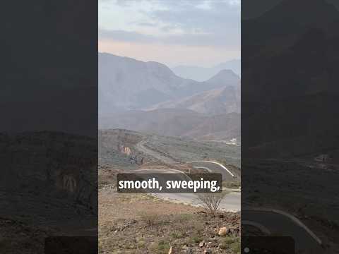 The descent from Jebel Shams