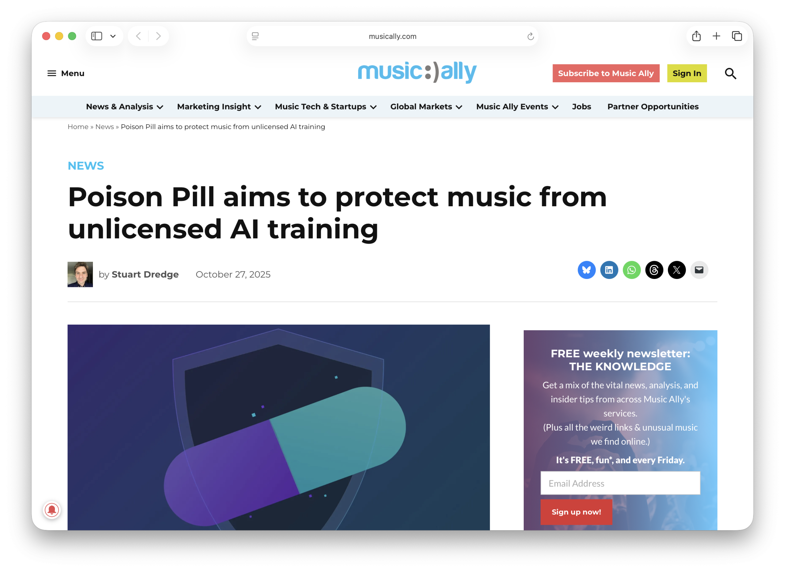 My new startup Poison Pill is starting a bigger conversation